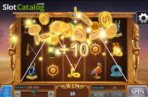 Скрин4. Pharaos Treasure (Aiwin Games) слот