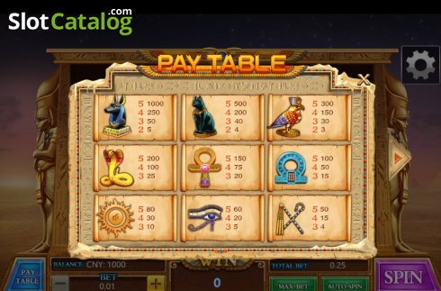 Скрин6. Pharaos Treasure (Aiwin Games) слот