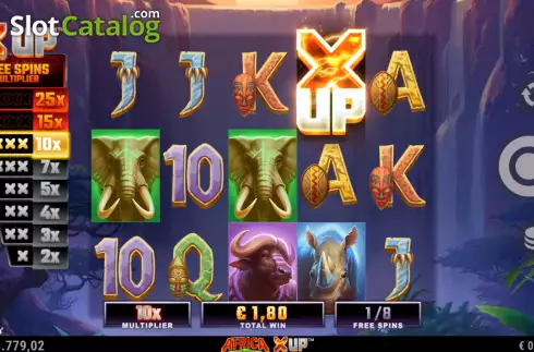Скрин9. Africa X Up слот