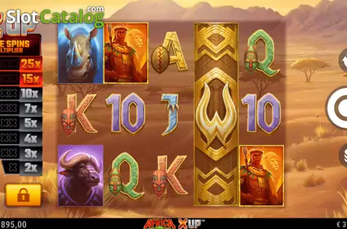 Скрин3. Africa X Up слот