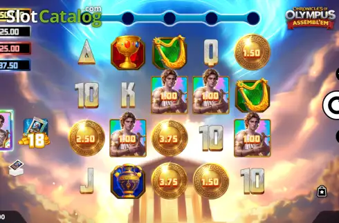 Скрин2. Chronicles of Olympus Assembl'em слот