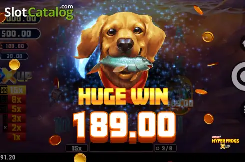 Скрин3. Bass Cash Hyper Frogs X UP слот