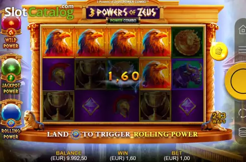 Скрин5. 3 Powers of Zeus: Power Combo слот