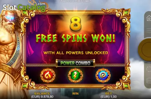 Скрин8. 3 Powers of Zeus: Power Combo слот