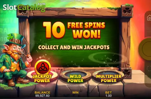 Скрин7. 3 Shamrock Pots: Power Combo слот