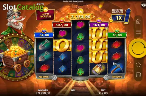 Скрин2. Give Me Gold: Rising Rewards слот