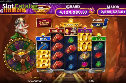 Скрин2. Give Me Gold: Rising Rewards King Millions слот