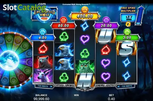 Скрин2. Enchanted Wolf: Rising Rewards слот