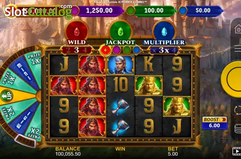 Скрин2. Kings of Crystals 3 Power Combo слот