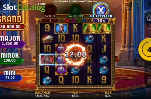 Скрин3. Kings of Crystals 3 Power Combo слот