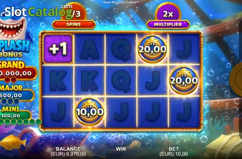 Скрин3. Shark Pop: Coin Collect слот