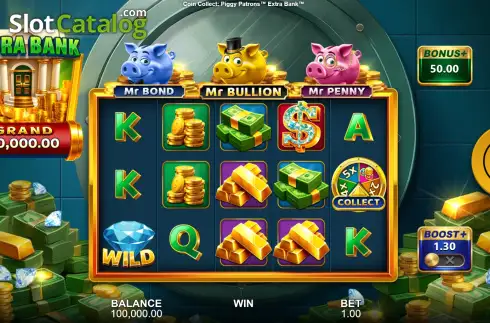 Скрин2. Piggy Patrons: Extra Bank Coin Collect слот