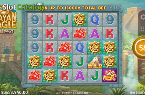 Скрин3. Mayan Eagle (Маян Игл, Орел Майа) слот
