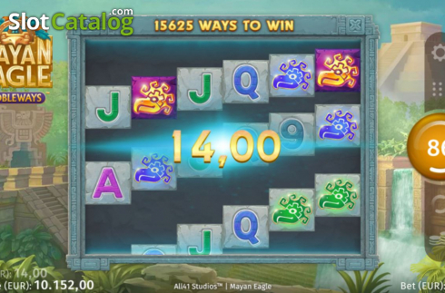 Скрин6. Mayan Eagle (Маян Игл, Орел Майа) слот
