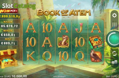 Скрин2. Book of Atem WowPot слот