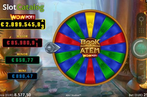 Скрин5. Book of Atem WowPot слот