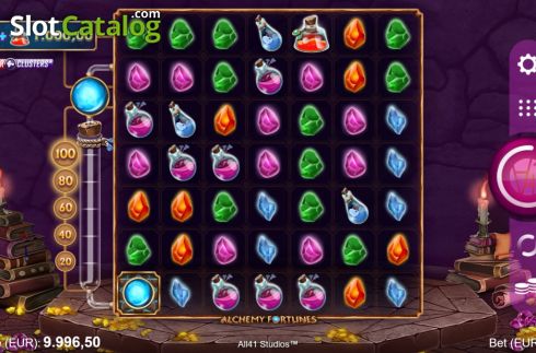 Скрин2. Alchemy Fortunes слот