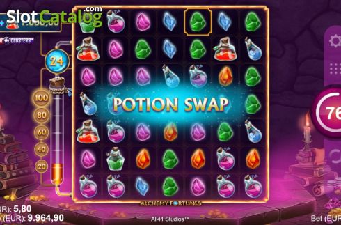 Скрин4. Alchemy Fortunes слот