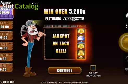 Скрин2. Gold Collector: Diamond Edition слот