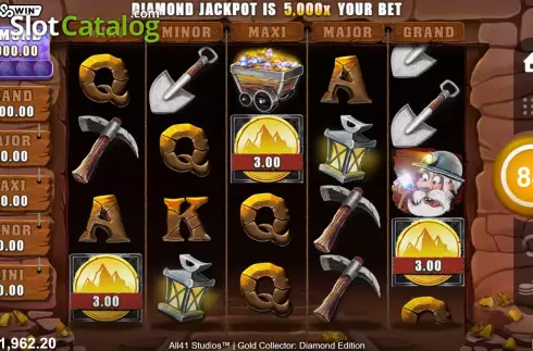 Скрин3. Gold Collector: Diamond Edition слот