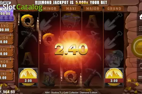 Скрин5. Gold Collector: Diamond Edition слот