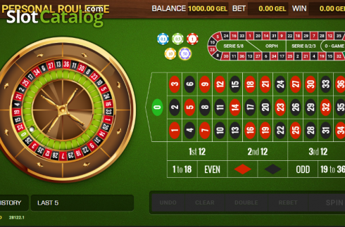 Скрин2. Personal Roulette слот