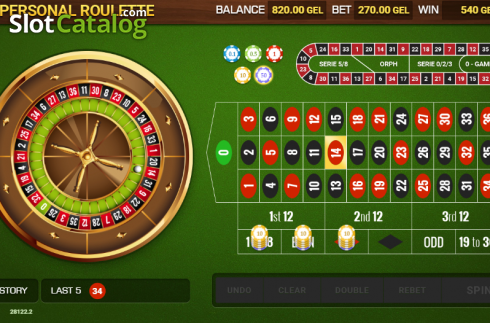 Скрин4. Personal Roulette слот