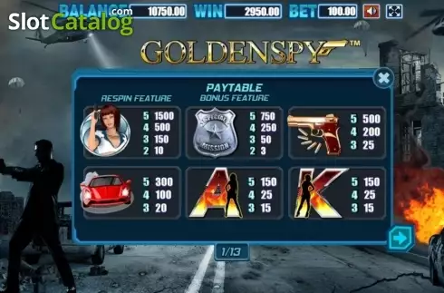 Скрин4. Golden Spy слот