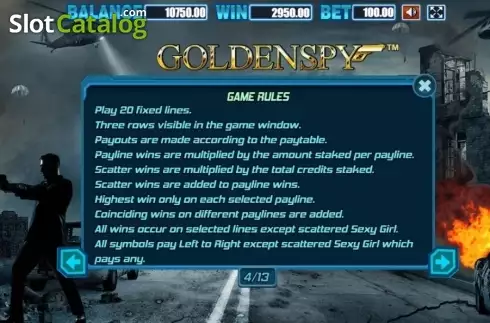 Скрин7. Golden Spy слот