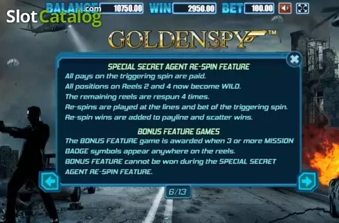 Скрин9. Golden Spy слот