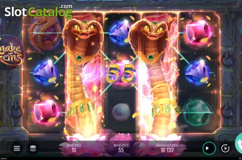 Скрин3. Snake Gems слот