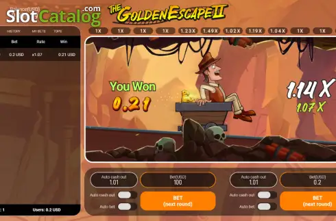 Скрин3. The Golden Escape 2 слот