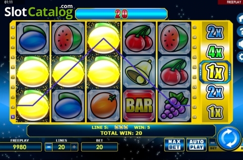 Скрин3. Crystal Fruits (Amatic Industries) слот