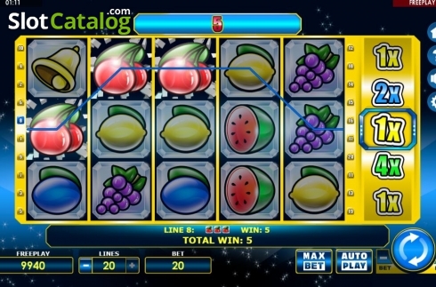 Скрин4. Crystal Fruits (Amatic Industries) слот