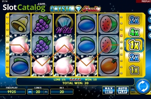 Скрин5. Crystal Fruits (Amatic Industries) слот