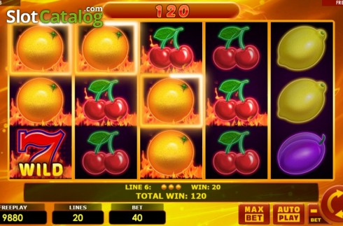 Скрин3. Hottest Fruits 20 слот