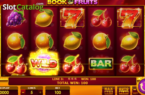 Скрин4. Book Of Fruits (Amatic Industries) слот