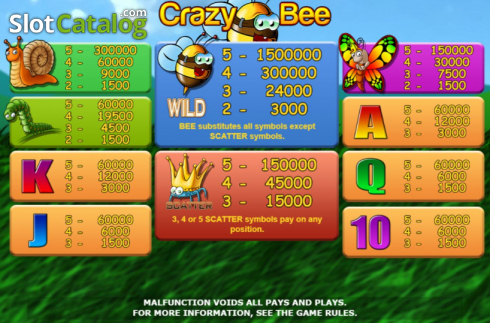 Скрин6. Crazy Bee слот