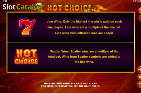 Скрин8. Hot Choice Deluxe слот