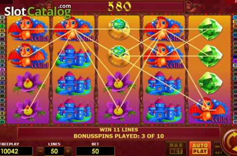 Скрин6. Dragons Mystery (Amatic Industries) слот