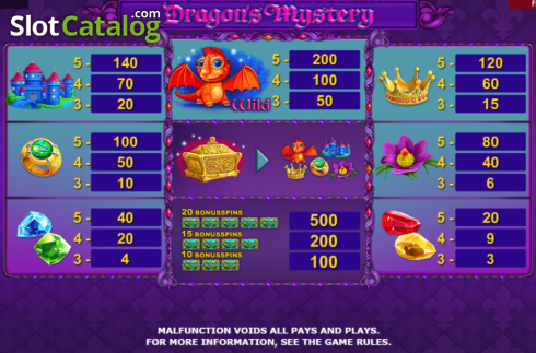 Скрин8. Dragons Mystery (Amatic Industries) слот
