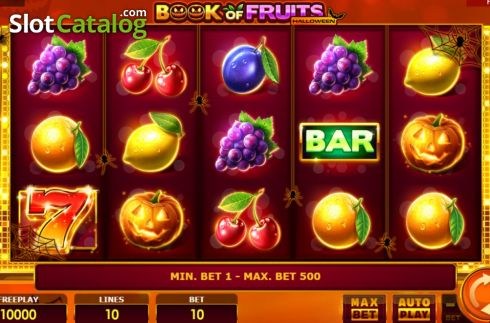 Скрин3. Book of Fruits Halloween слот