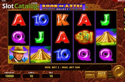 Скрин3. Book of Aztec Select слот