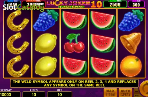 Скрин3. Lucky Joker 10 Cash Spins слот