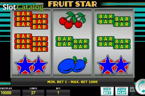 Скрин2. Fruit Star слот