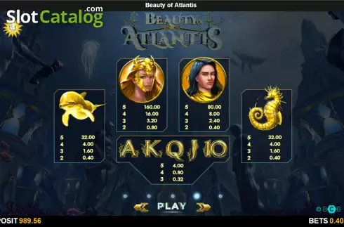 Скрин7. Beauty of Atlantis слот