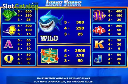 Скрин5. Lucky Shark слот