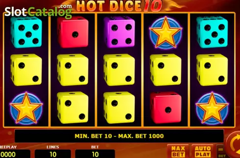 Скрин2. Hot Dice 10 (Amatic Industries) слот