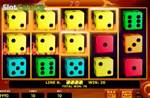 Скрин4. Hot Dice 10 (Amatic Industries) слот