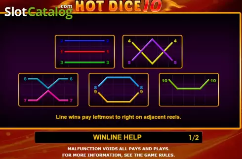 Скрин7. Hot Dice 10 (Amatic Industries) слот